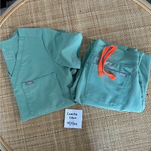 Figs Scrubs Jade Green